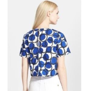 Kate Spade Blue Dot Top